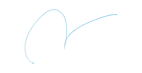 Light Blue Pencil Underline - Hand drawn horizontal chalk, marker or pencil lines. Design element for emphasis, text lines and decorations. Set on a transparent background.