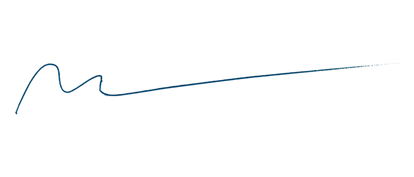 Blue Pencil Underline - Hand drawn horizontal chalk, marker or pencil lines. Design element for emphasis, text lines and decoration. Set on transparent background.