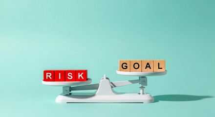 Balancing risk and goal on a scale
