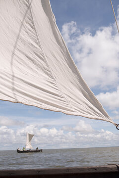 sailboat on the beach