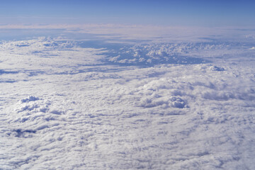 飛行機から見る雲海