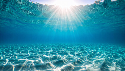 Fototapeta premium Underwater Sunlight and Sand