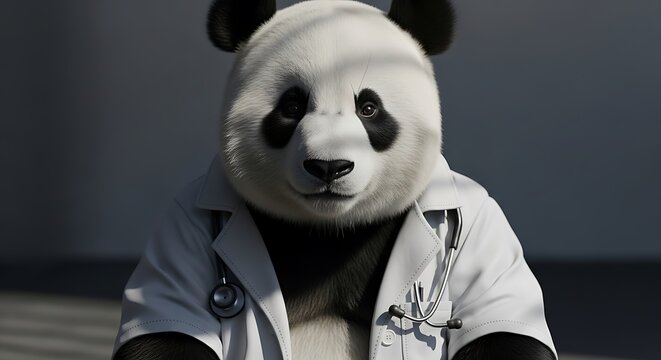 Panda Doctor - A Compassionate Healthcare Professional.