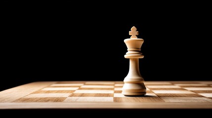 gambit. A single chess piece on a wooden board, connecting two sides in a minimalist game. tutorial guides, club newsletters, designed for tourism and weekend activity guides.