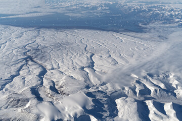 グリーンランドの自然　雪床