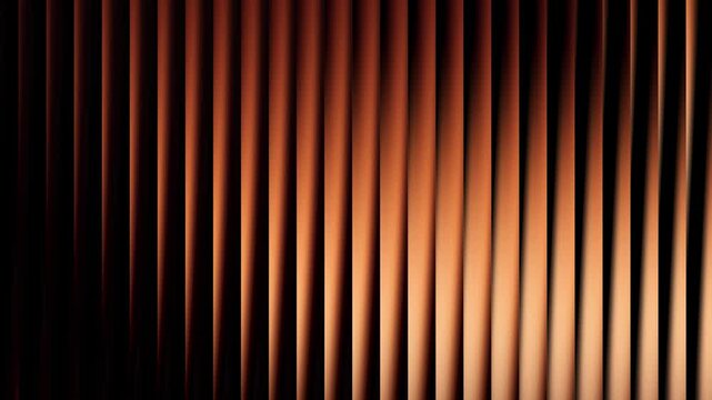 Glowing white-to-orange glass gradient with soft yellow tones on a black backdrop Abstract Vertical Lines Background with Ribbed Texture and Gradient Lighting Modern Fluted Wallpaper 