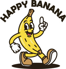 mascot cartoon fruit illustration logo vector