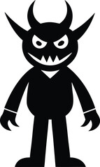 Cartoon Devil Vector Icon