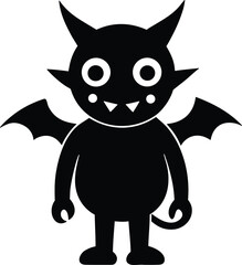 Cute Devil Vector Icon