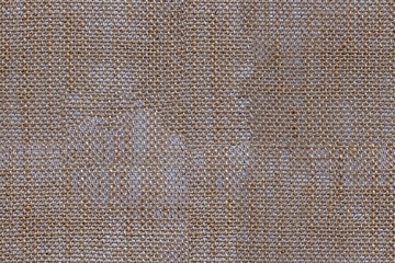 Tileable sackcloth background in terracotta earth tone, repeatable textile