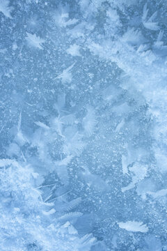 blue ice texture