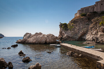 Dubrovnik Old Town, Croatia. Panoramic view of the city.