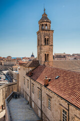 Dubrovnik Old Town, Croatia. Panoramic view of the city.