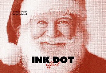 Ink Dot Photo Effect