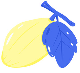  illustration of an lemon  fruit