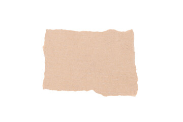 Ripped Torn Paper Piece Isolated Recycled Texture On Transparent Background