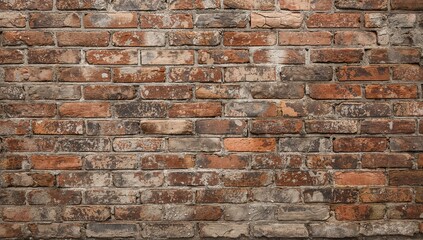 Obraz premium Background of various sizes and colors on an aged brick wall, suitable for editorial header background