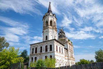 Ruins of Holy Cross Church. Tobolsk, Tyumen region, Russia