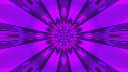 Seamless tunnel video loop showcasing vibrant patterns and colors in a dynamic visual experience