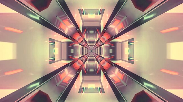 Tunnel video vj loop screensaver creates an engaging visual experience with seamless transitions and vibrant colors in a mesmerizing design