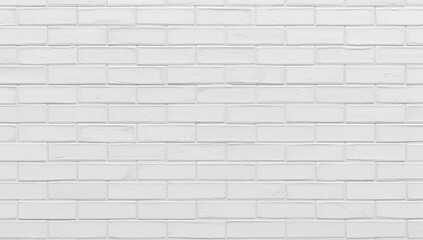 Seamless pattern of white bricks on a wall background