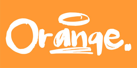 Graffiti tag vector in vivid orange, ideal for street art design, logo concept, or energetic urban typography projects. Strong and expressive handstyle.