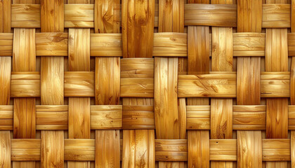 Close-up view of woven natural material, showing intricate texture and pattern.