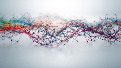 Abstract still life representing a networking concept, modern connectivity theme