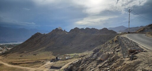 view of the mountains