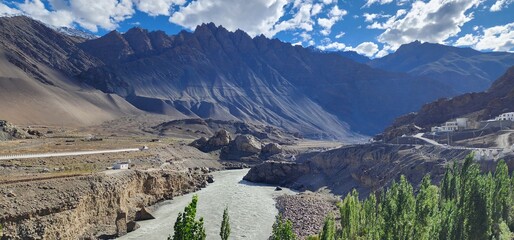 panorama of the mountains