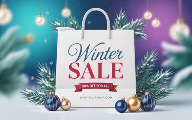 Festive Winter Sale Template