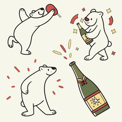 bear and wine