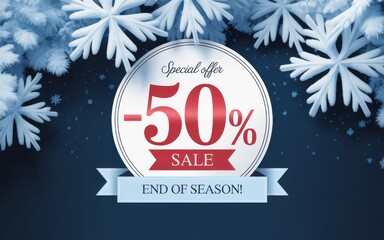 Winter Advertising Poster