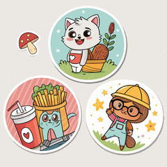 cartoon animals collection