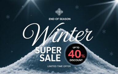 Winter Shopping Banner