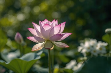 Water lily blossom - white bloom