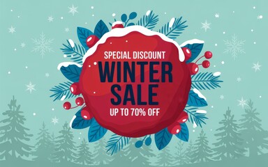 Winter Sale Background