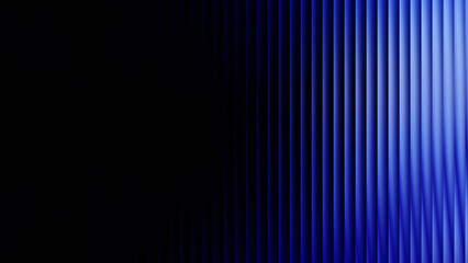 White-light blue-blue gradient glass effect black background futuristic cool glow soft waves transparent layers Abstract Vertical Lines Ribbed Texture Gradient Lighting Modern Fluted Wallpaper 4k