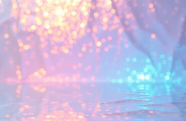 trendy holographic foil backdrop radiates mesmerizing array iridescent soft pastel hues creative gradient inviting viewer