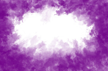 Abstract organic shape with purple and blue energetic lines on black void