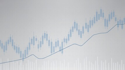 Financial graph showing trends