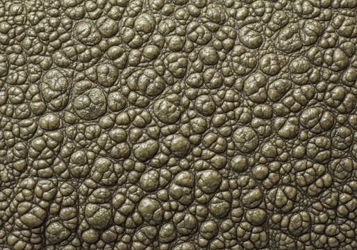 Abstract bumpy reptile skin texture in green and brown tones for a natural background design