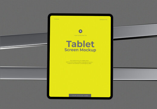 Tablet Screen Mockup