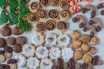 sweet home made german christmas cookies