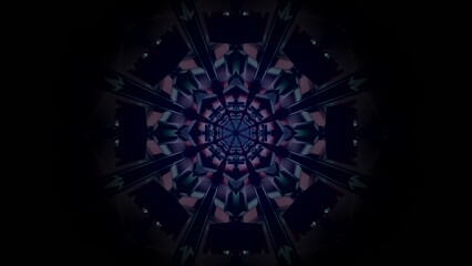 Tunnel video loop creates mesmerizing seamless art with captivating patterns and dark hues for screensaver enjoyment