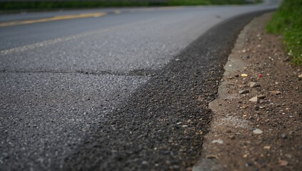 Dirt on road, erosion risk