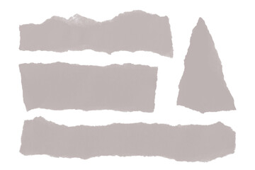 Obraz premium Paper rips texture abstract shapes grunge elements