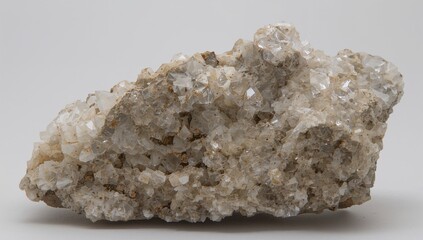 Aragonite mineral specimen, showcasing unique crystalline structures, geological study