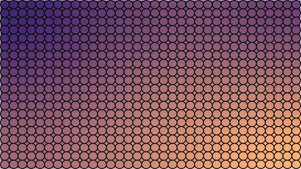 Abstract geometric pattern with a purple to orange gradient background