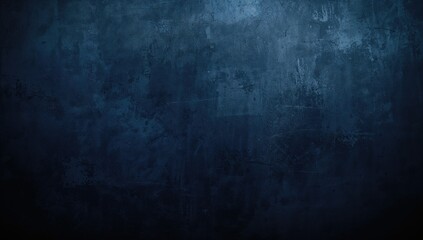 Naklejka premium Deep blue textured backdrop with a grunge effect, suitable for editorial backgrounds